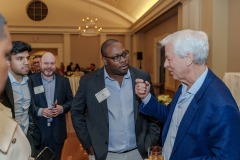 Jon Gosier and Jamie Dimon at a JPMorgan event in Atlanta