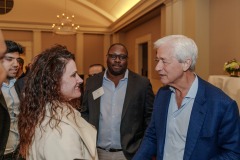 Jon Gosier and Jamie Dimon at a JPMorgan event in Atlanta