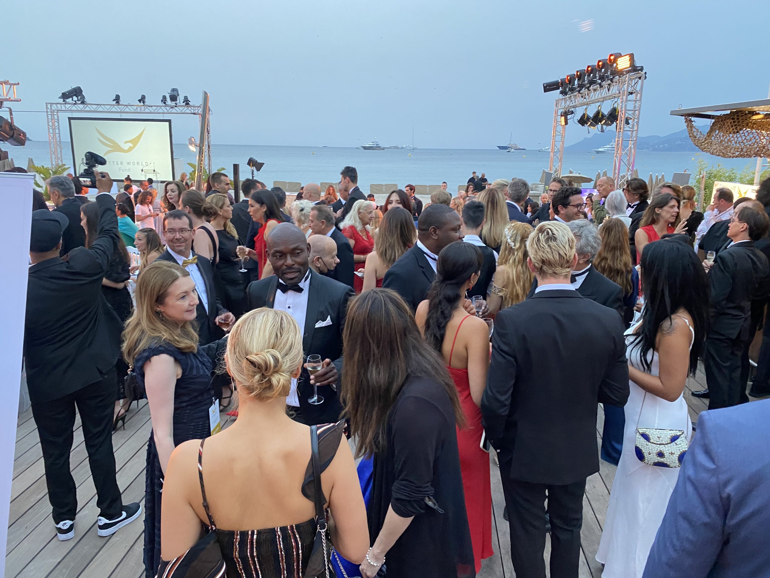 Jon Sponsors Better World Fund Gala at Cannes