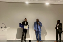 Jon Gosier Presents Award to Bobby Alexander Brown Spike Lee