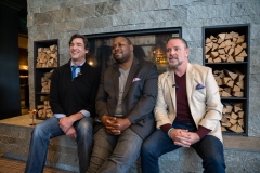 Matt Bird, Jon Gosier and Mickey Vetter at Davos 2025