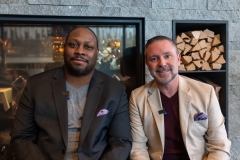 Jon Gosier and Mickey Vetter at Davos 2025