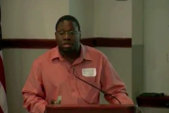 Jon Gosier addresses the Department of Defense on humanitarian response technology
